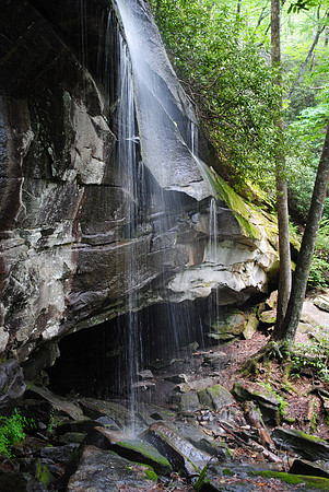 side waterfall